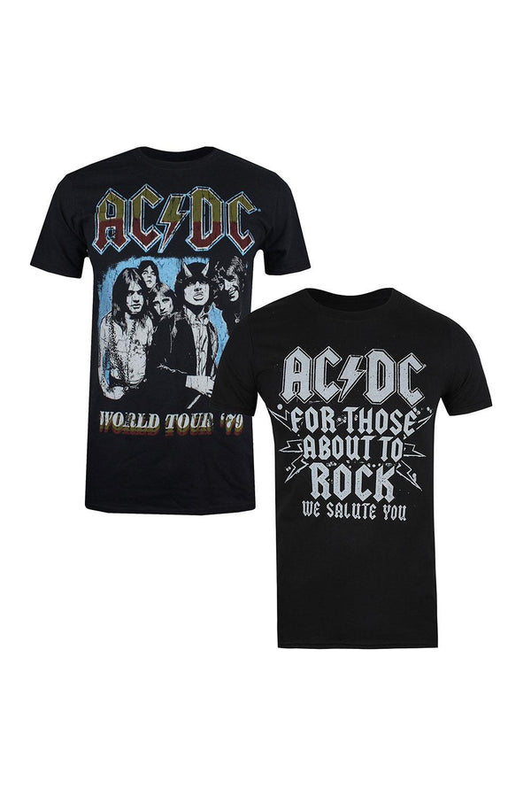 AC/DC - Pack A - Mens T-shirt Pack