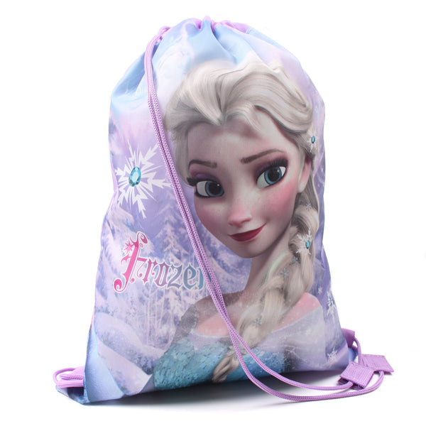 Disney Girls - Frozen - Elsa - Gym Sack - Purple - One Size - CLEARANCE
