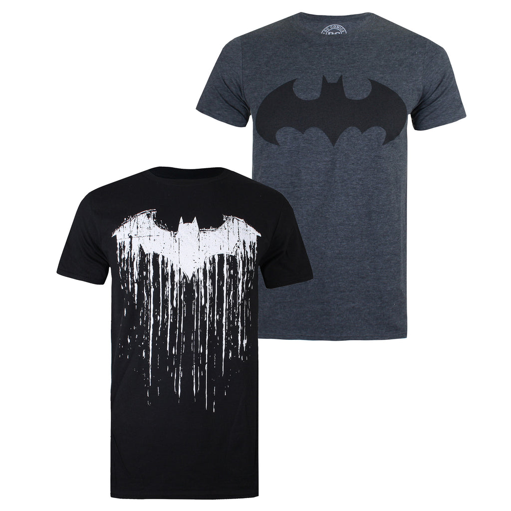DC Comics Mens - Batman Logo - T-shirt Pack - Multi