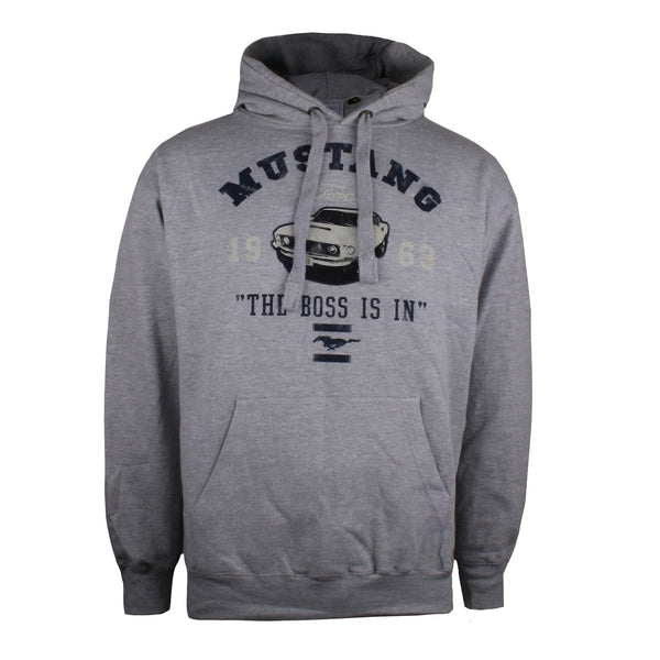 Ford Mens - The Boss Is In - Pullover Hood - Grey Marl