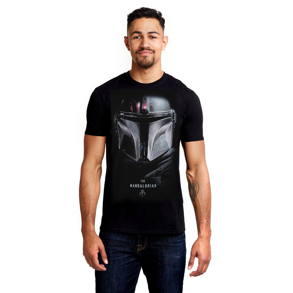 Star Wars Mandalorian Mens - Shadows - T-shirt - Black