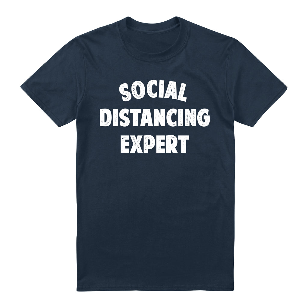 Social Distancers Unisex - Social Distancing Expert - T-shirt - Navy