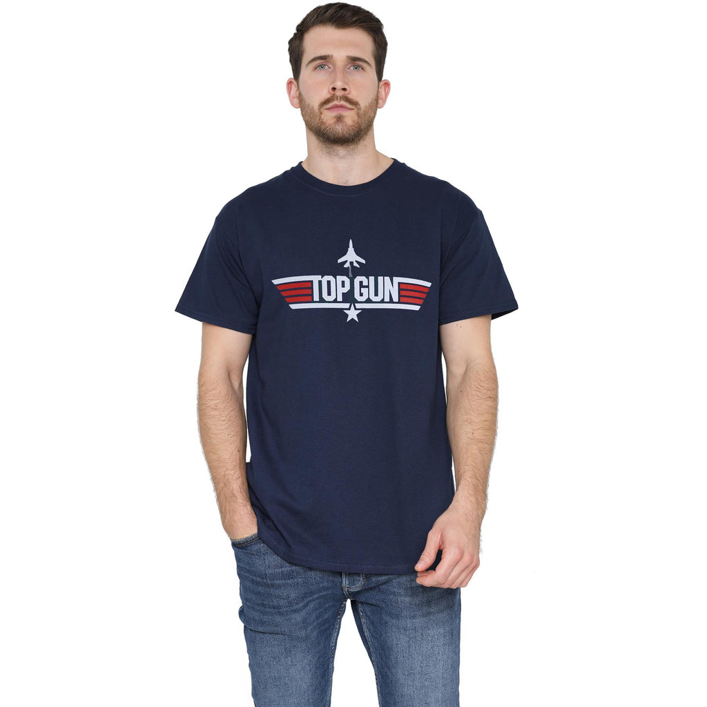 TOP GUN - LOGO - MENS T-SHIRT - NAVY