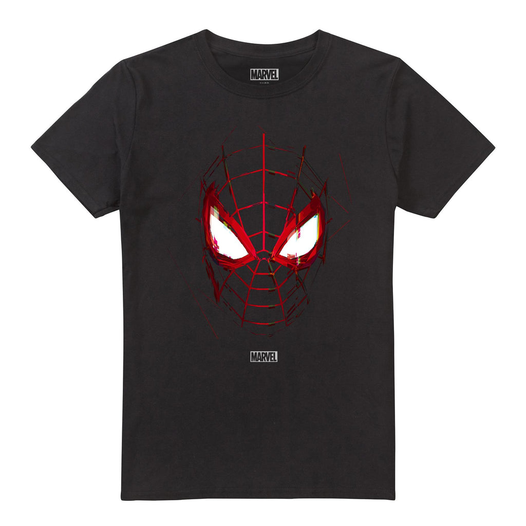 MARVEL - SPIDERMAN MILES MORALES GLITCHED - MENS T-SHIRT