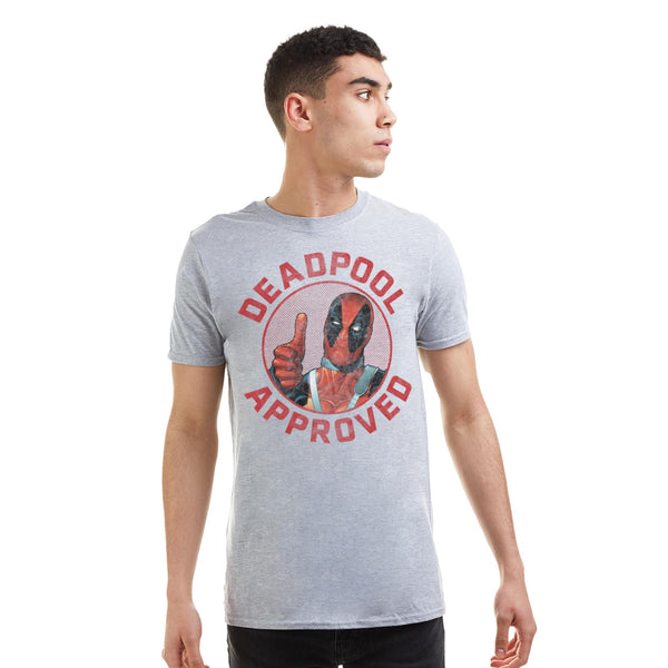 Marvel Mens T-Shirt Deadpool Approved Top Tee S-2XL Official