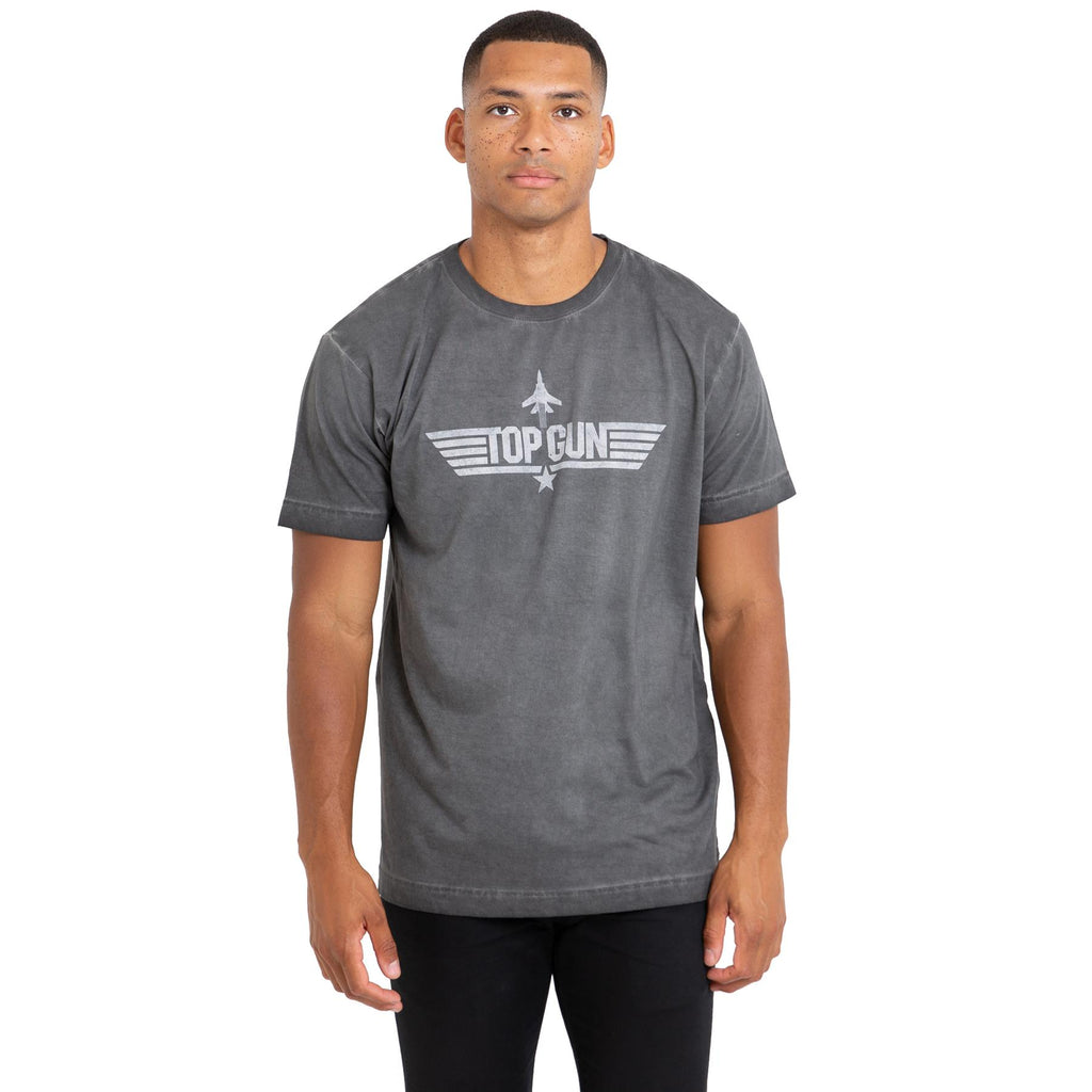 TOP GUN - MONO - MENS VINTAGE WASH T-SHIRT