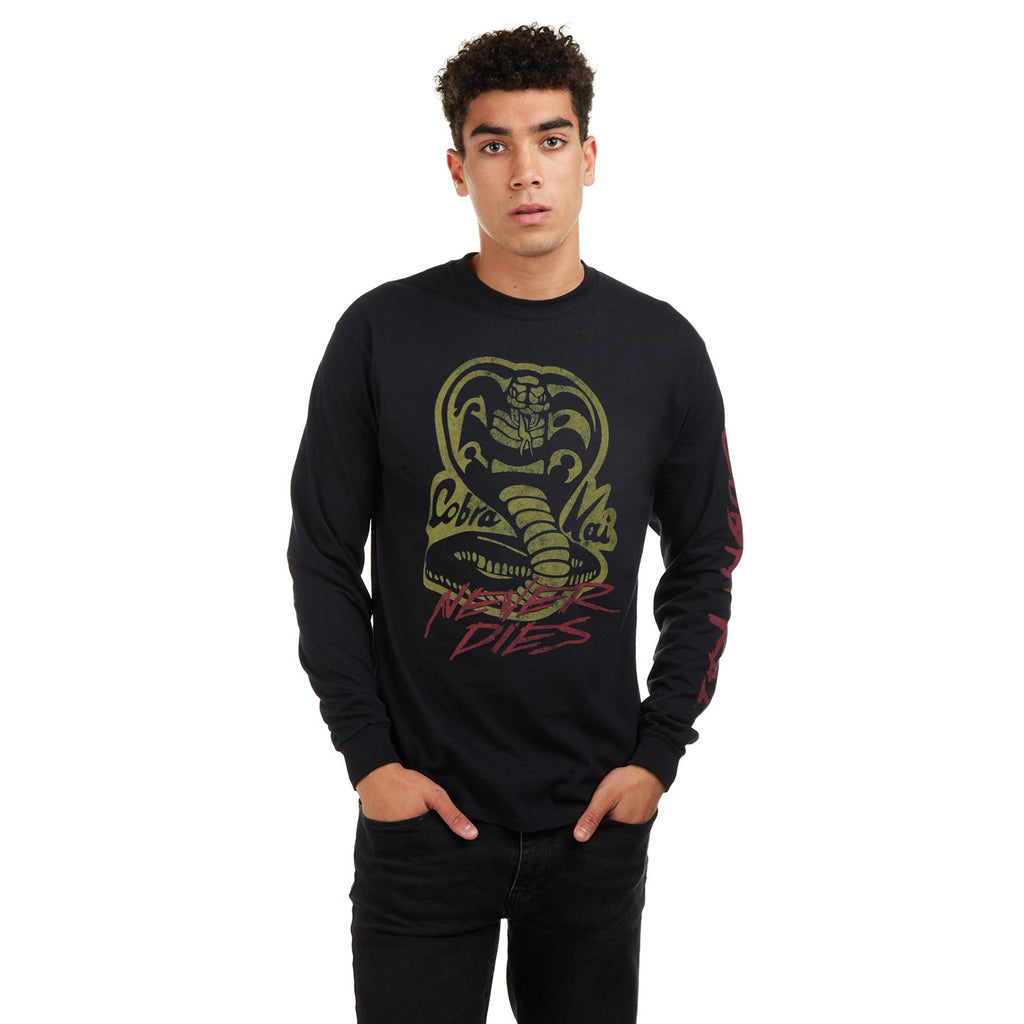Cobra Kai - Never Dies Logo - Mens Long SleeveT-shirt