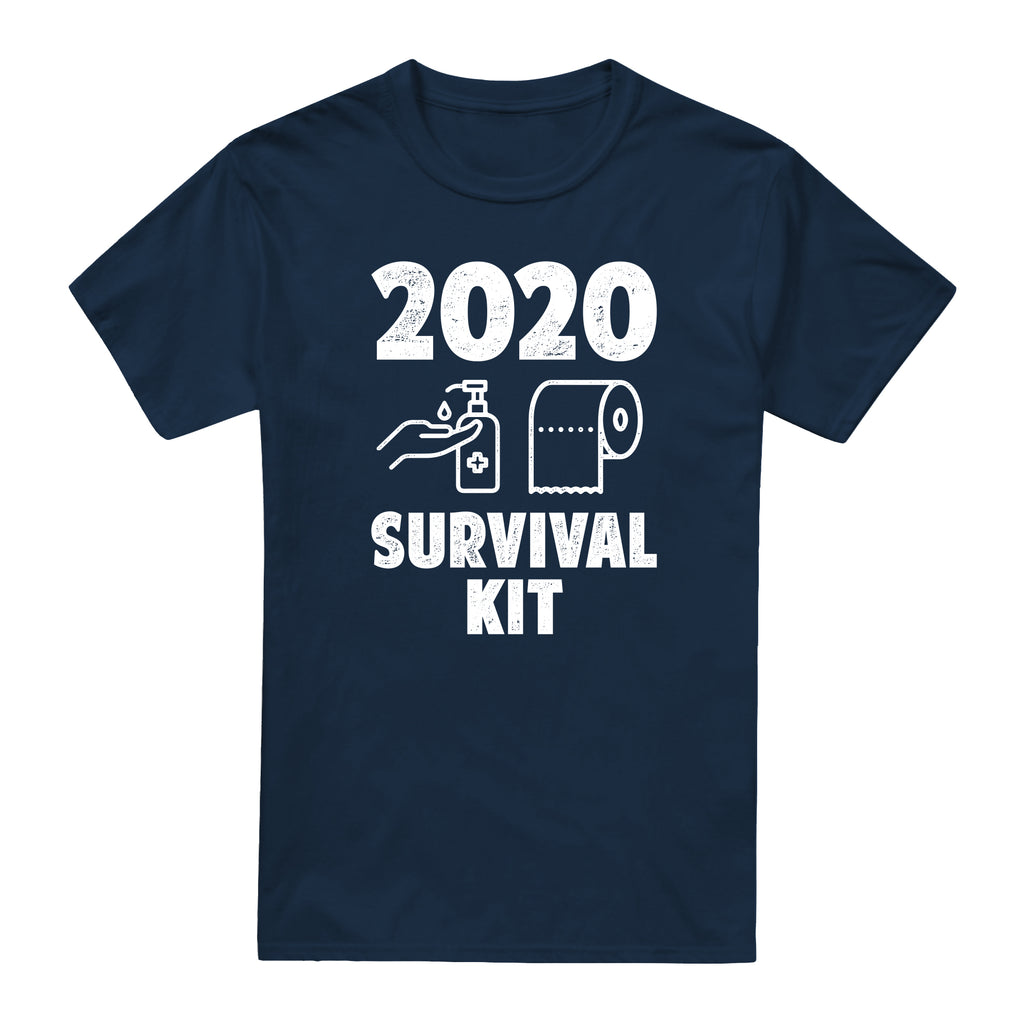 Social Distancers Unisex - 2020 Survival Kit - T-shirt - Navy