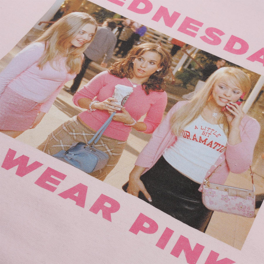 Mean Girls 'On Wednesdays We Wear Pink' Crew Socks - One Size Fits Most -  New