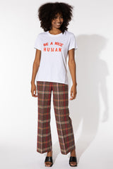 Suburban Riot - Be A Nice Human - Womens Loose T-shirt