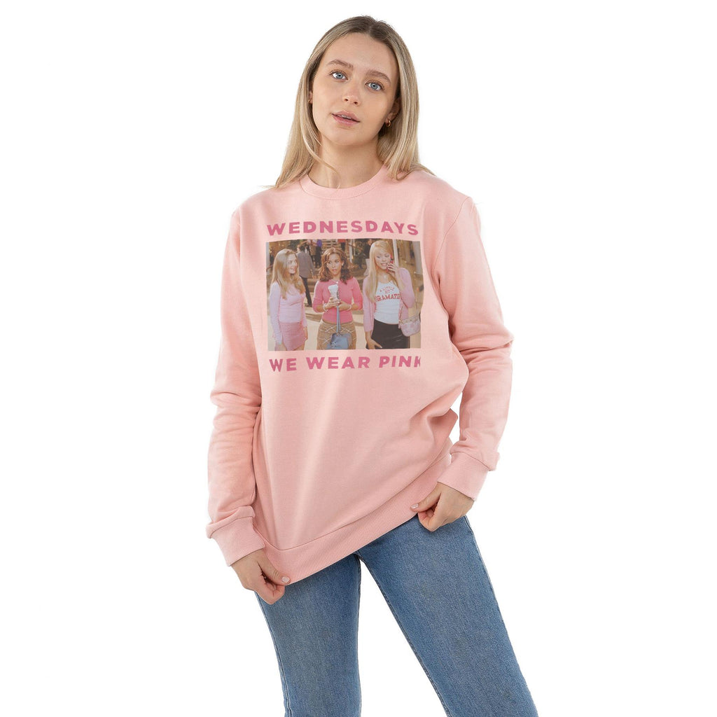 Mean Girls - On Wednesdays We Wear Pink - Ladies Crew Sweatshirt