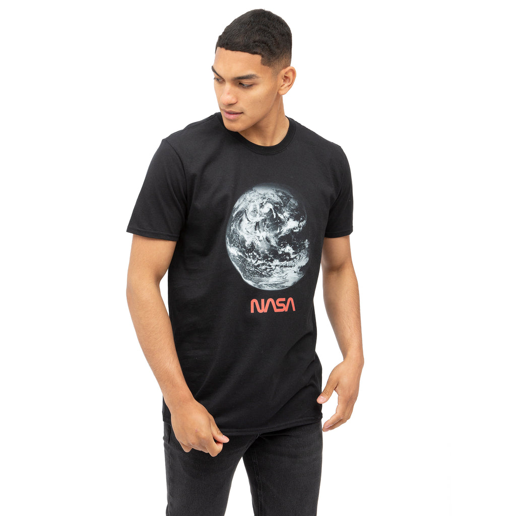 NASA Mens - Earth - T-shirt - Black