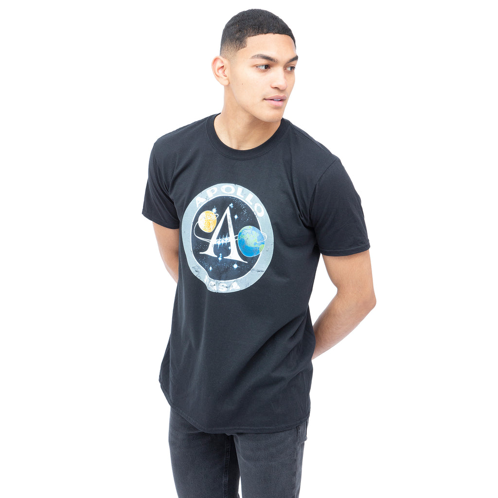 NASA Mens - Apollo - T-shirt - Black