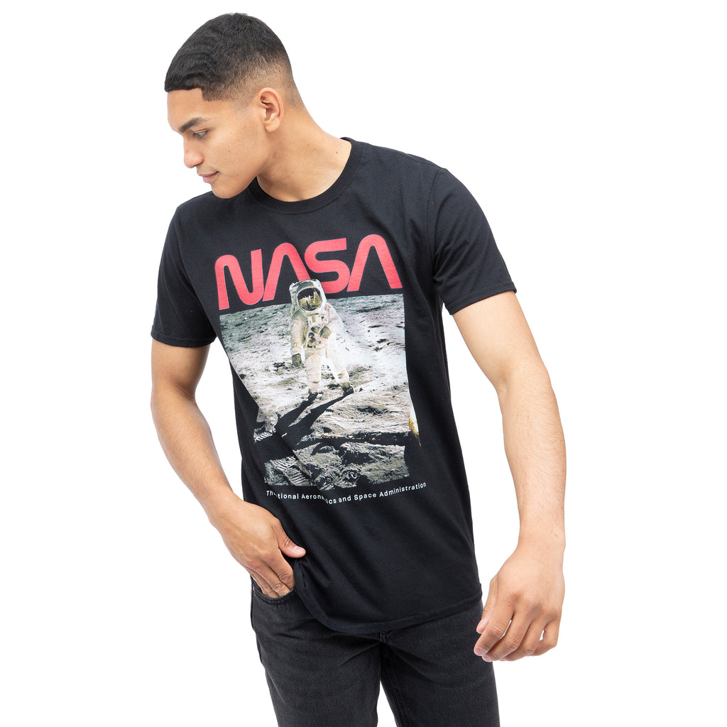 NASA Mens - Aldrin - T-shirt - Black