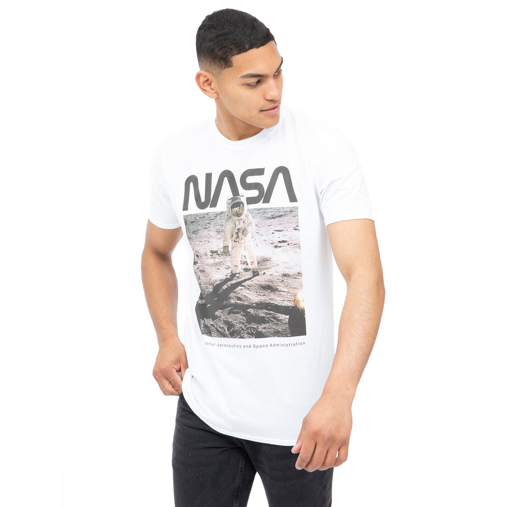 NASA Mens - Aldrin - T-shirt - White