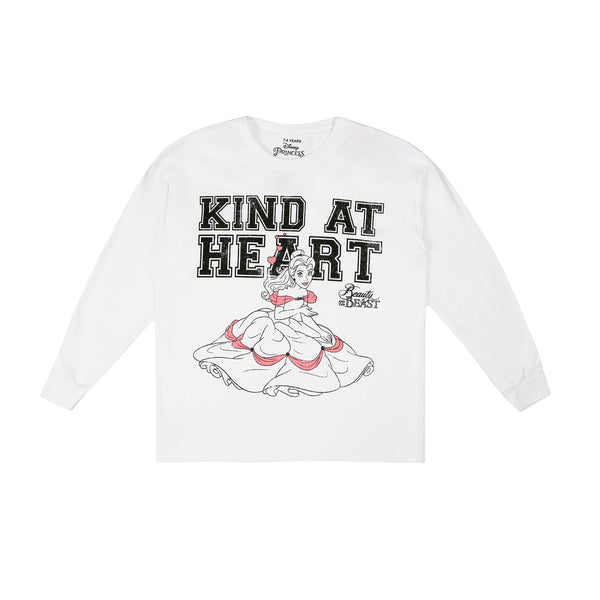 Disney Girls - Kind At Heart - Long Sleeve T-Shirt - White