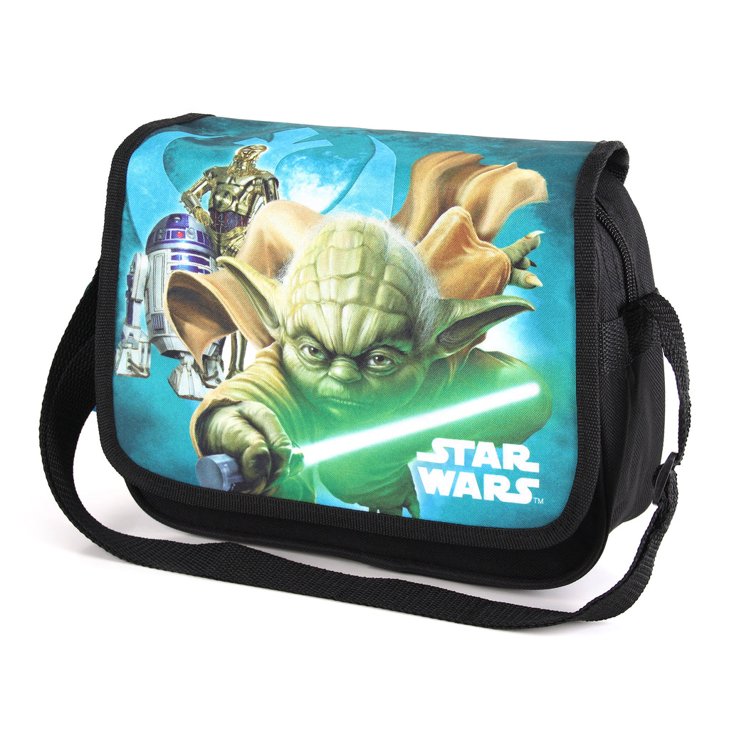 Star Wars Boys - Yoda Lightsaber - Messenger Bag - Black - CLEARANCE
