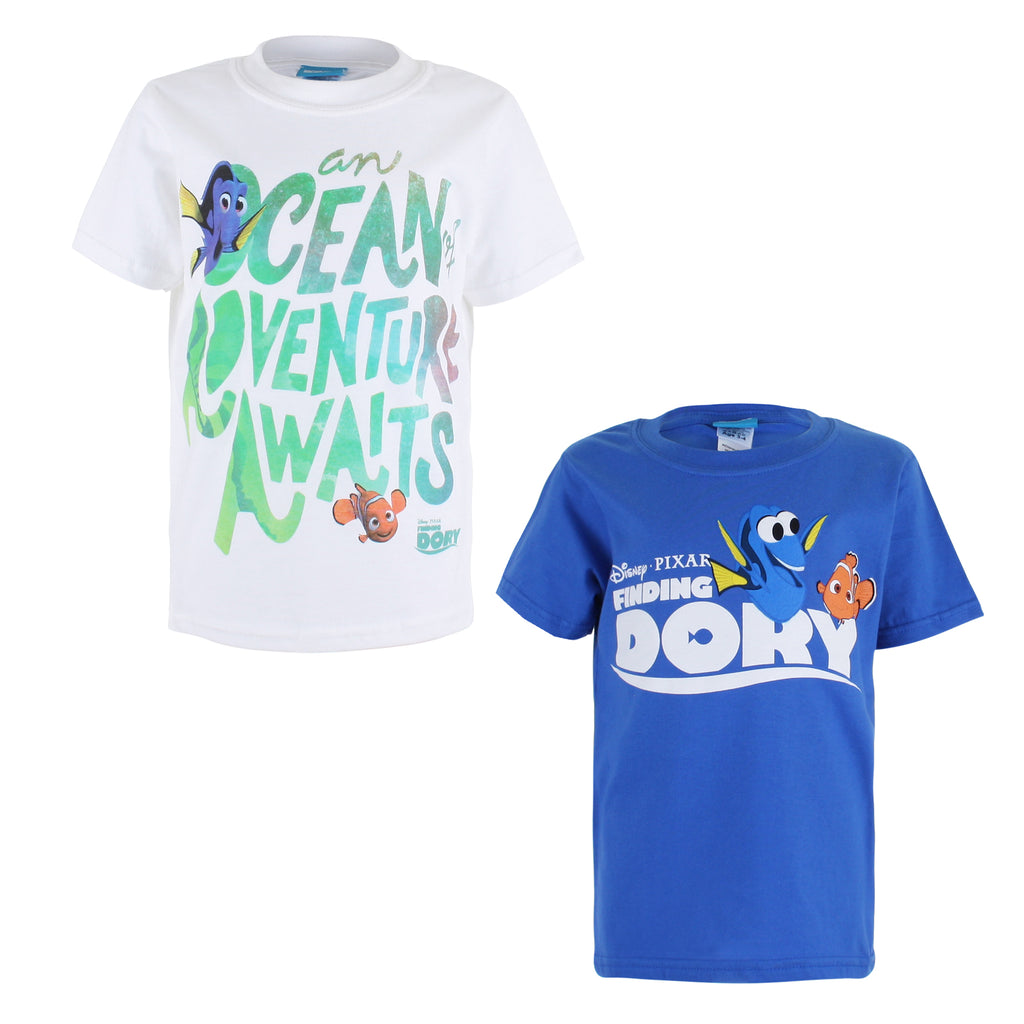 Disney Boys - Finding Dory - T-shirt Pack - Multi - CLEARANCE