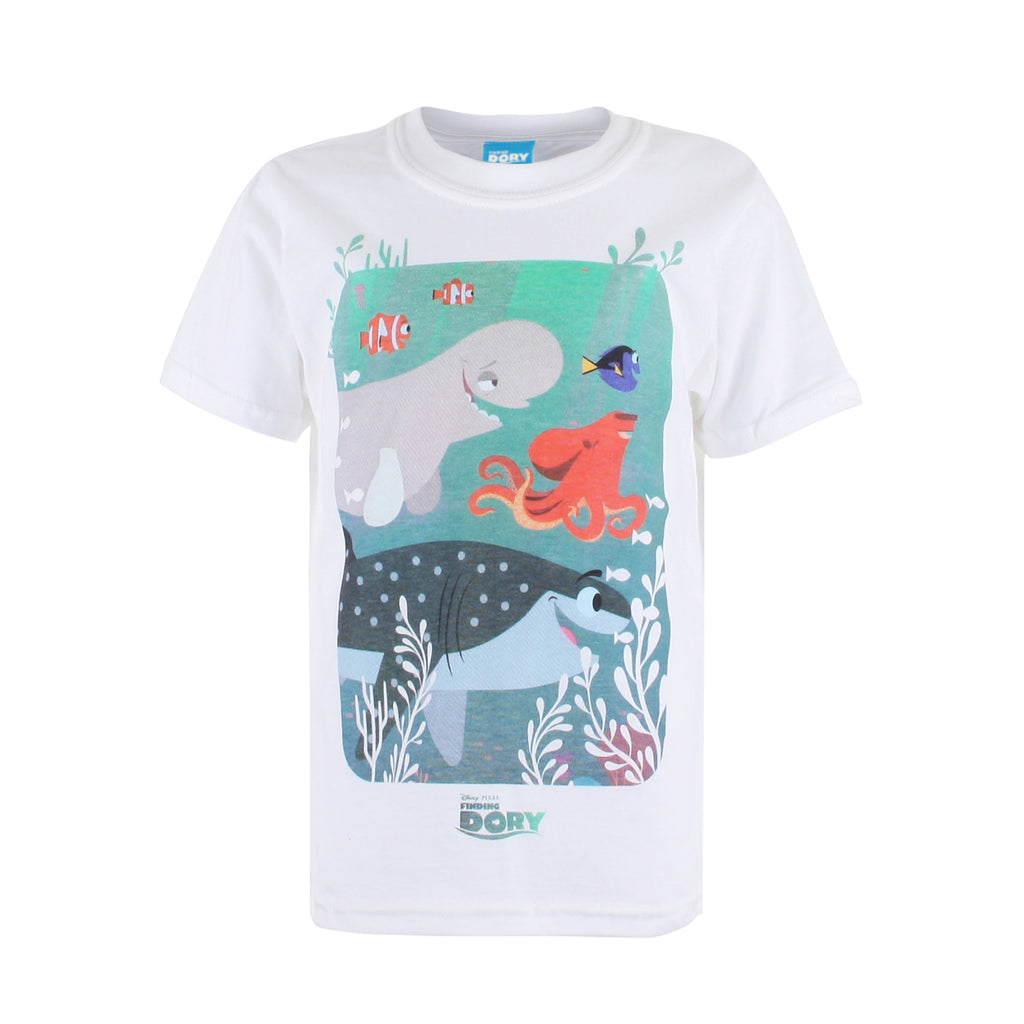 Disney Boys - Finding Dory - Dory & The Gang - T-shirt - White