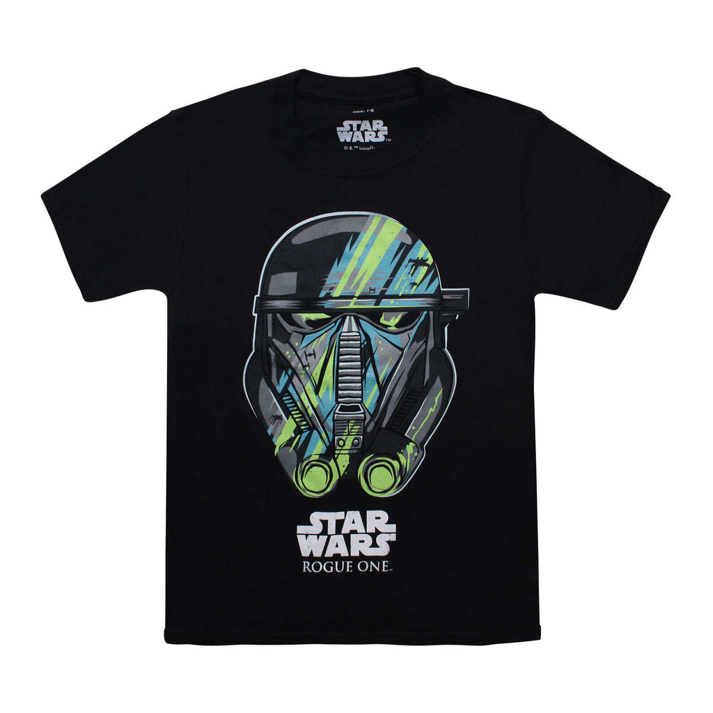 Star Wars Kids Death Trooper Face T-Shirt - Black