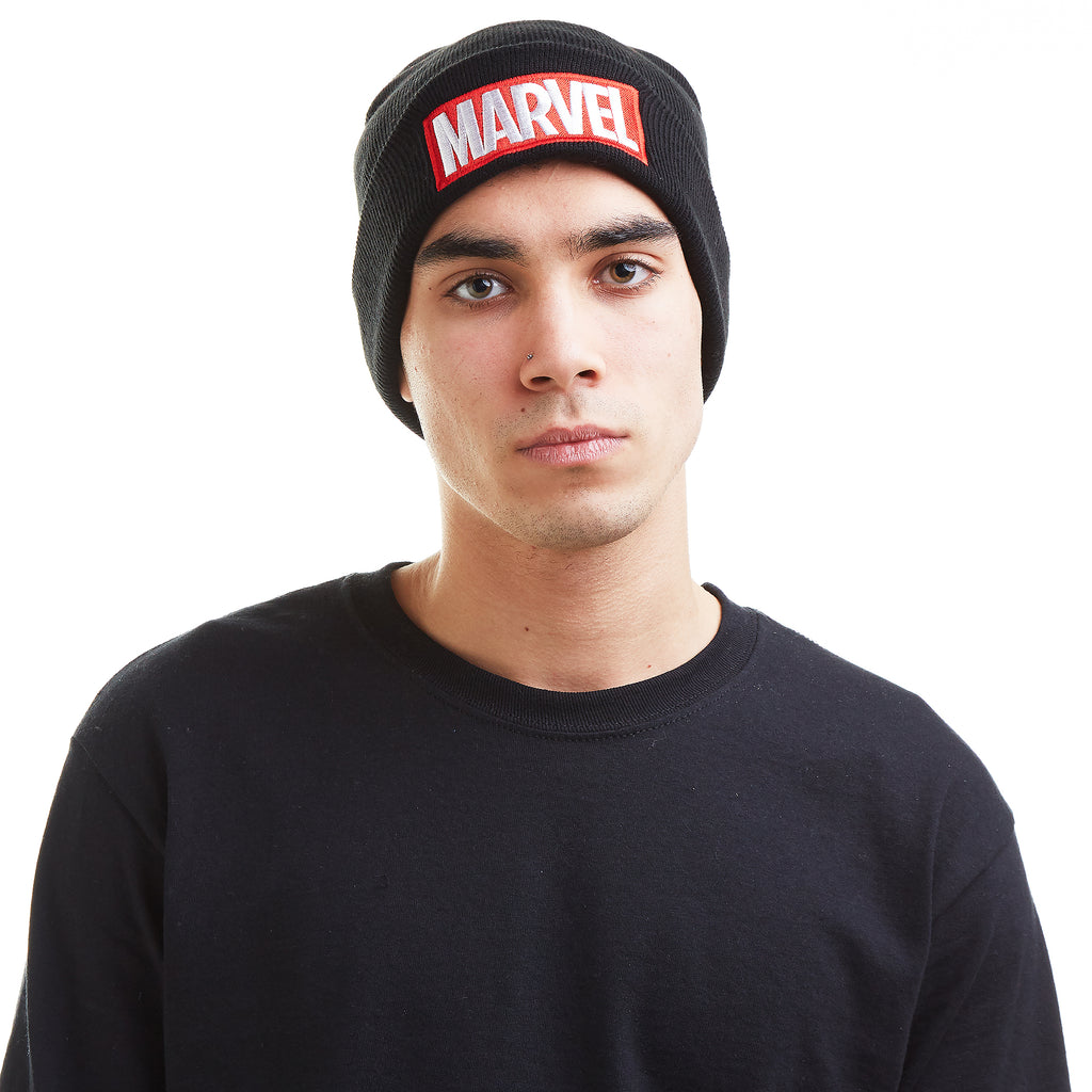 Marvel Mens - Logo - Beanie - Black