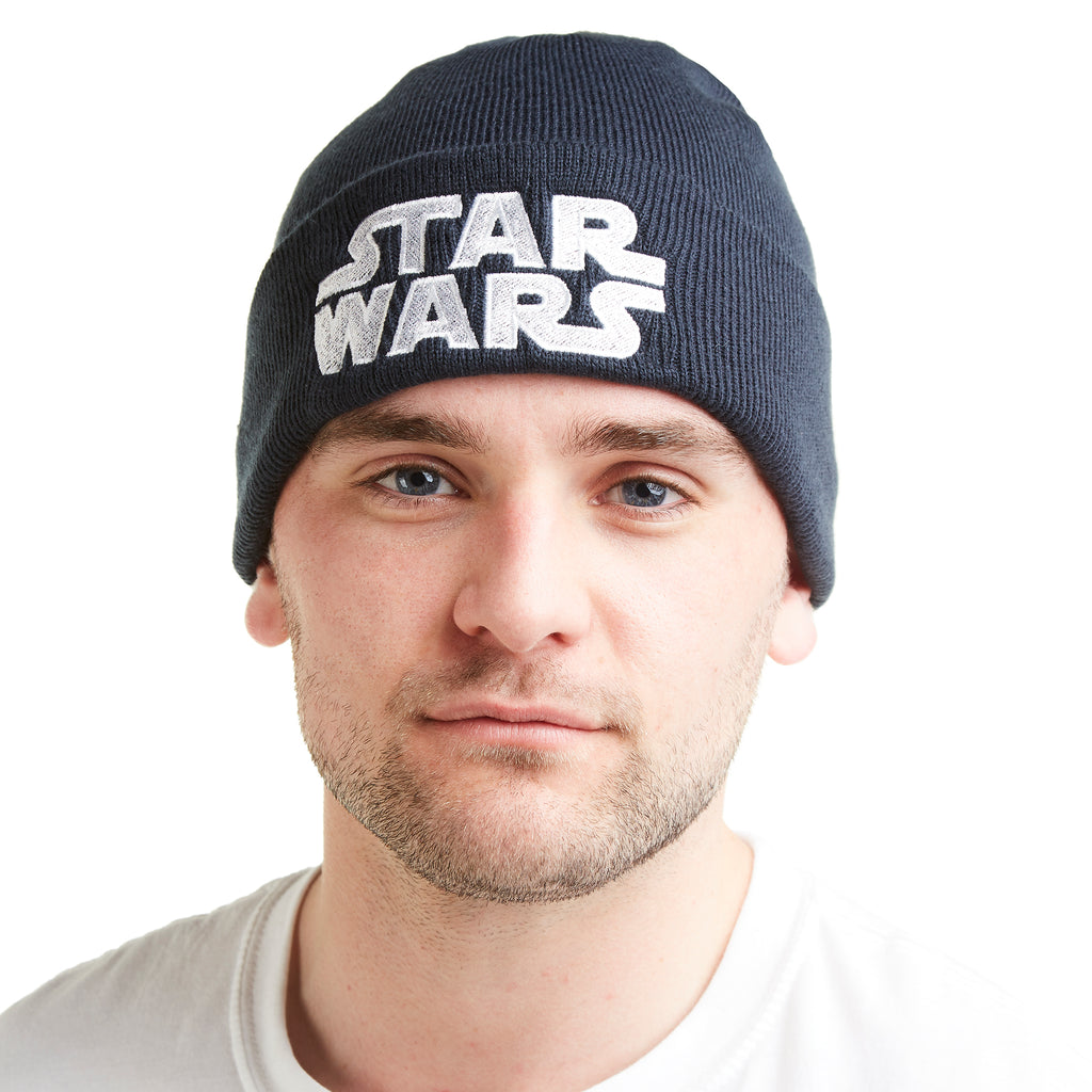 Star Wars Mens - Logo - Beanie - French Navy