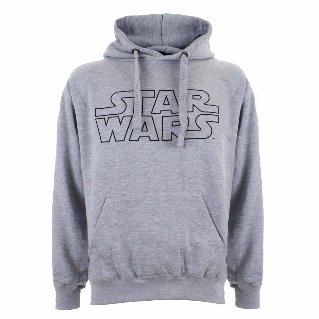 Star Wars Mens - Basic Logo - Hoodie - Grey