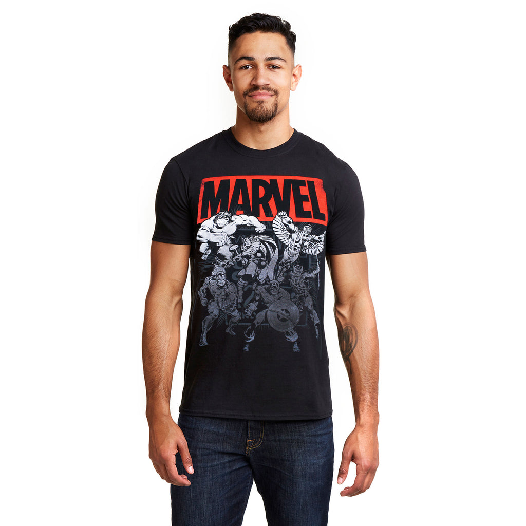 Marvel Mens - Collective Comics - T-Shirt - Black