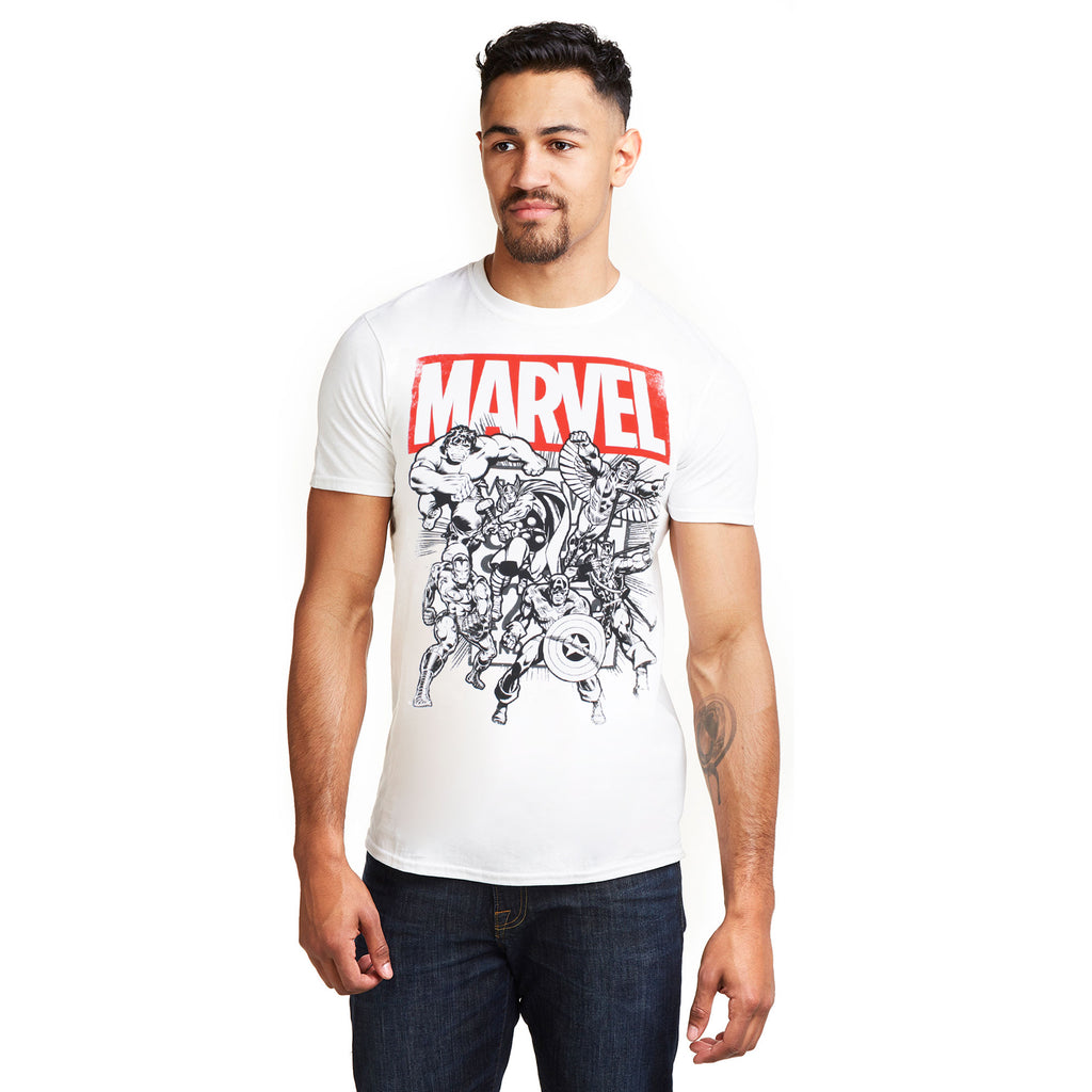 Marvel Mens - Collective Comics - T-Shirt - White