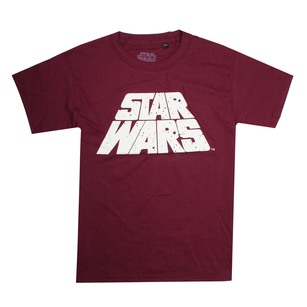 Star Wars Boys - Retro Galaxy - T-Shirt - Maroon