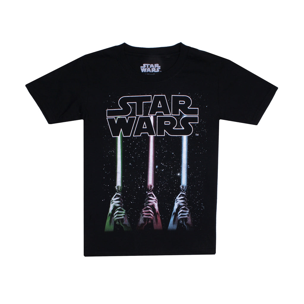 Star Wars Boys - Lightsabers - T-Shirt - Black