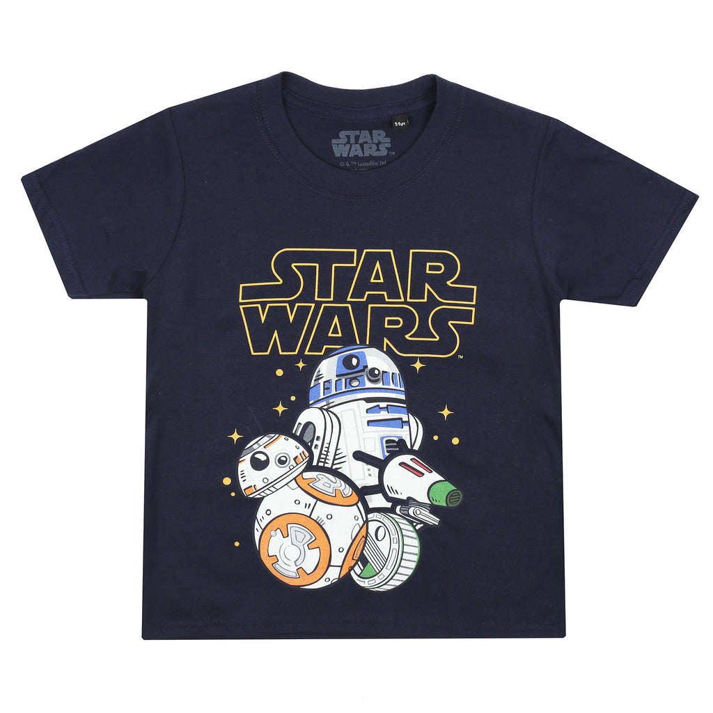 Star Wars Boys - Droid Group - T-shirt - Navy