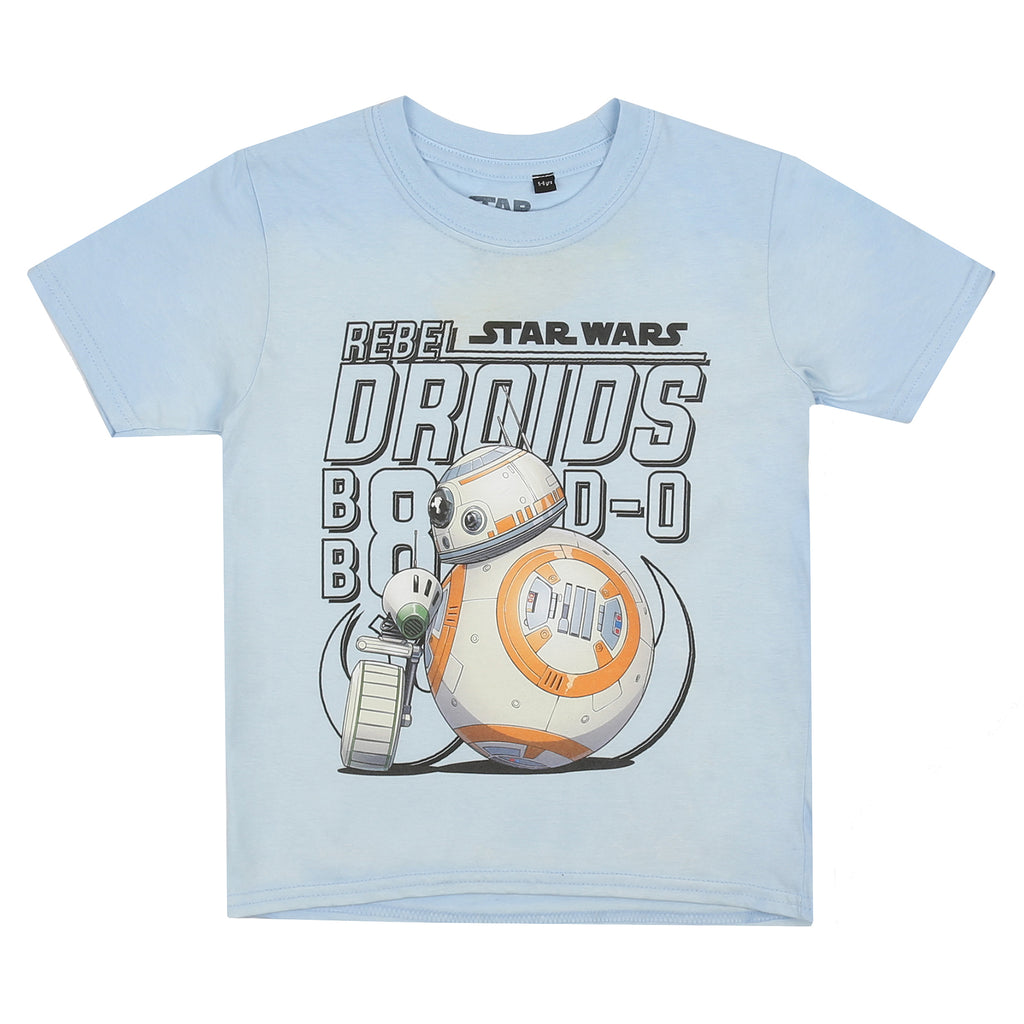 Star Wars Boys - Rebel Droids - T-shirt - Sky Blue