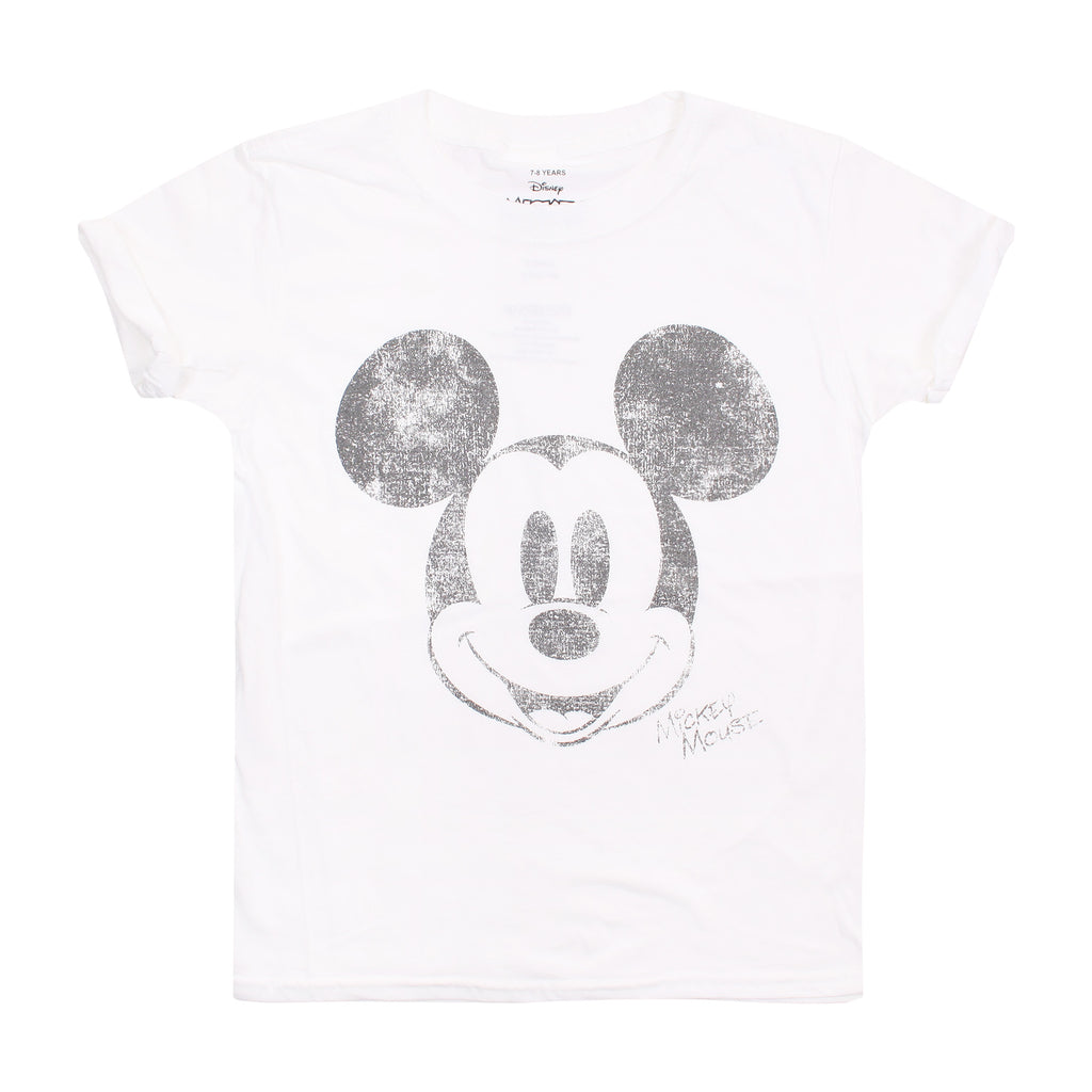Disney Girls - Metallic Face - T-shirt - White