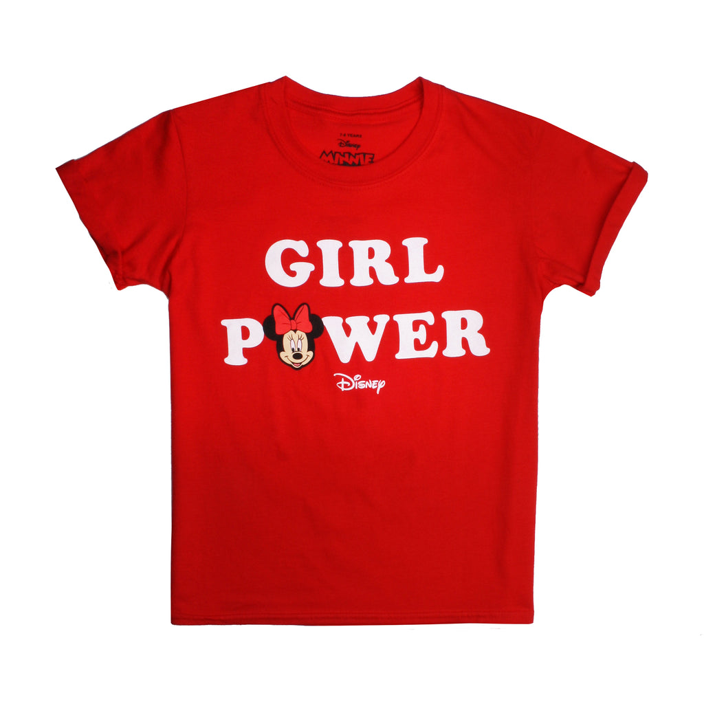 Disney Girls - Girl Power - T-shirt - Red