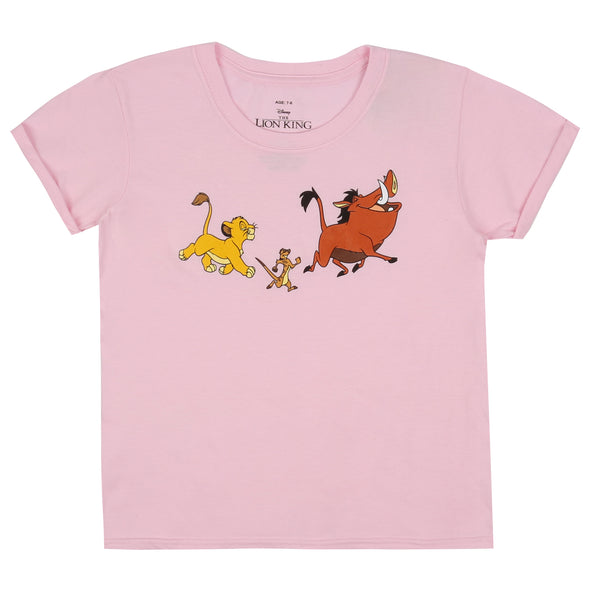 Disney Girls - Lion King - Trio - T-shirt - Light Pink