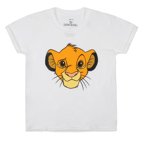 Disney Girls - Lion King - Simba - T-shirt - White
