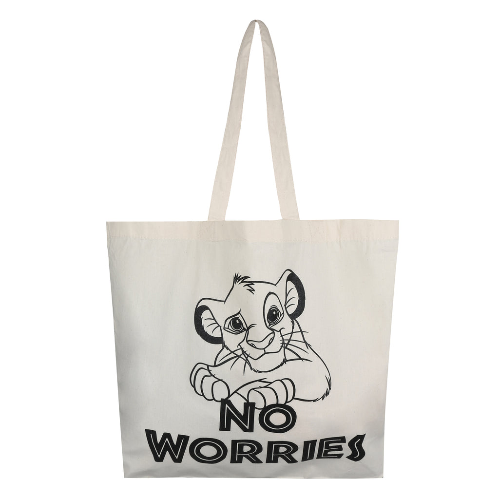 Disney Ladies - Lion King - No Worries - Tote Bag - Natural