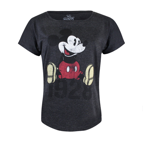 Disney Ladies - Mickey Year - T-Shirt - Dark Heather