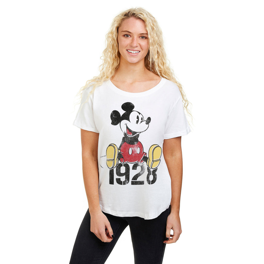 Disney Ladies - Mickey Year - T-shirt - White