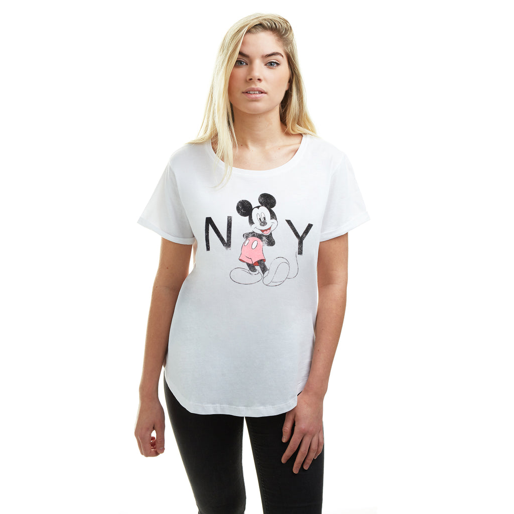 Disney Ladies - New York -  T-shirt - White
