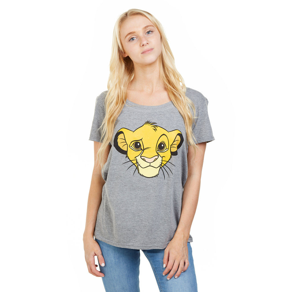 Disney Ladies - Lion King - Simba - T-Shirt - Graphite Heather