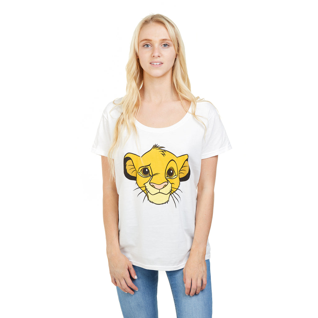 Disney Ladies - Lion King - Simba - T-Shirt - White