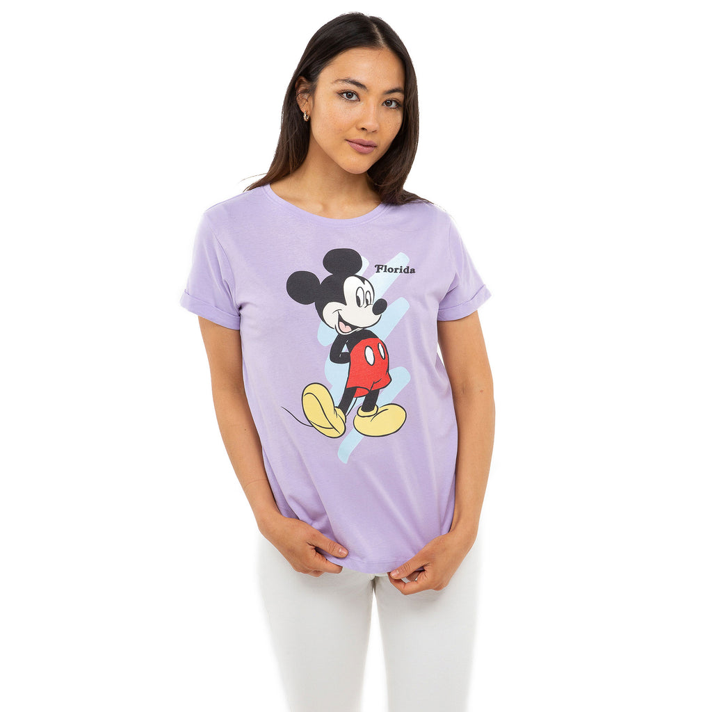 Disney Ladies - Mickey Florida - T-shirt - Lilac