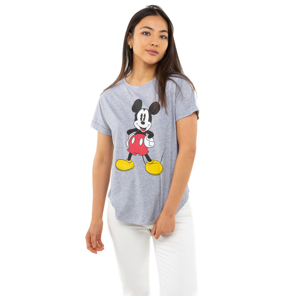 Disney Ladies - Mickey Classic - T-shirt - Grey Heather