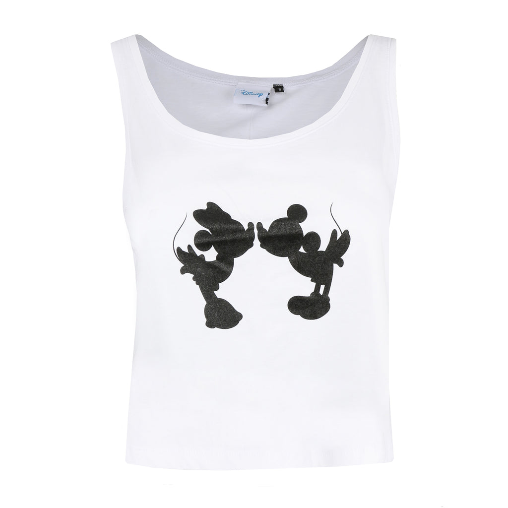 Disney Ladies - M&M Kiss Silhouette - Vest - White
