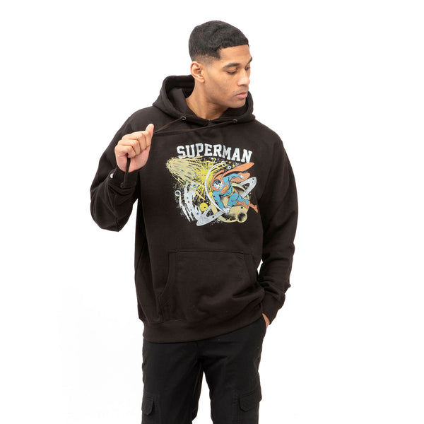 DC Comic Mens - Superman Universe - Pullover Hood - Black