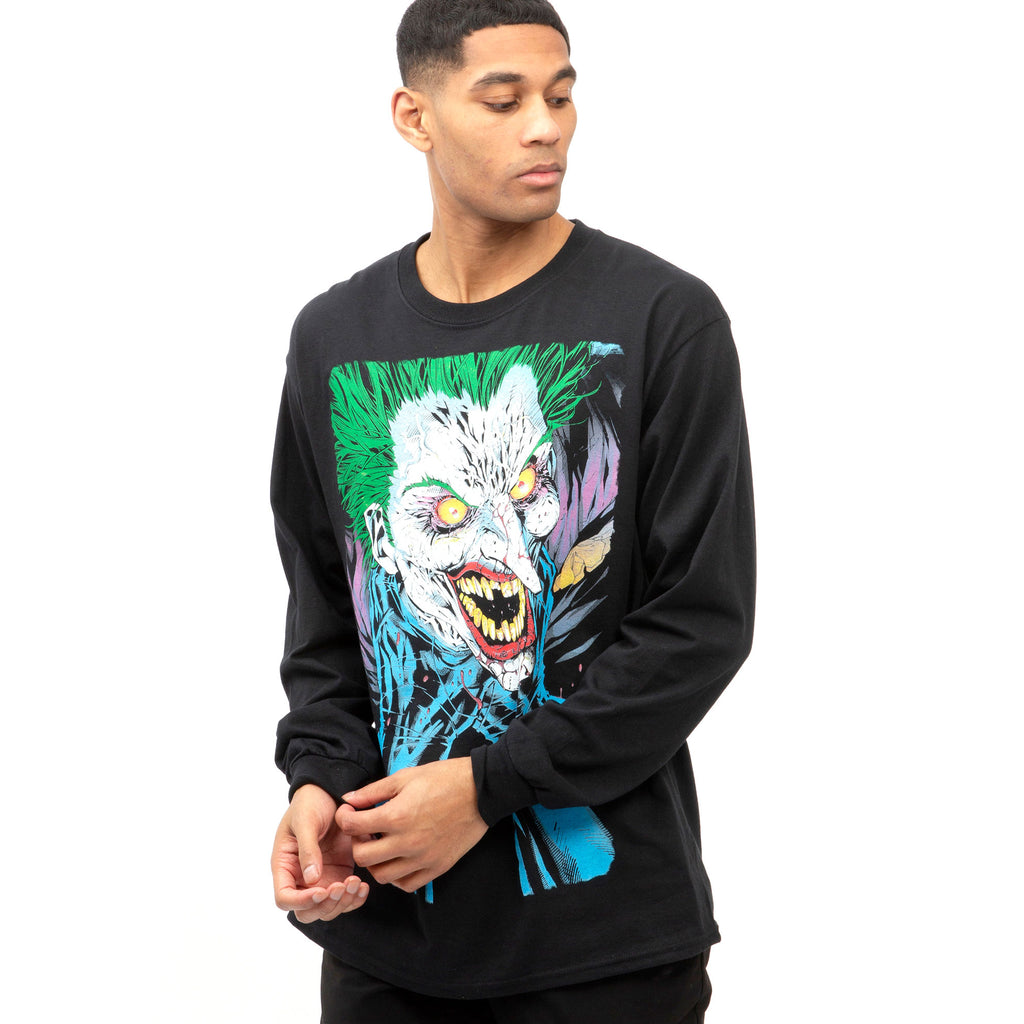 DC Comics Mens - Choked - Long Sleeve T-shirt - Black