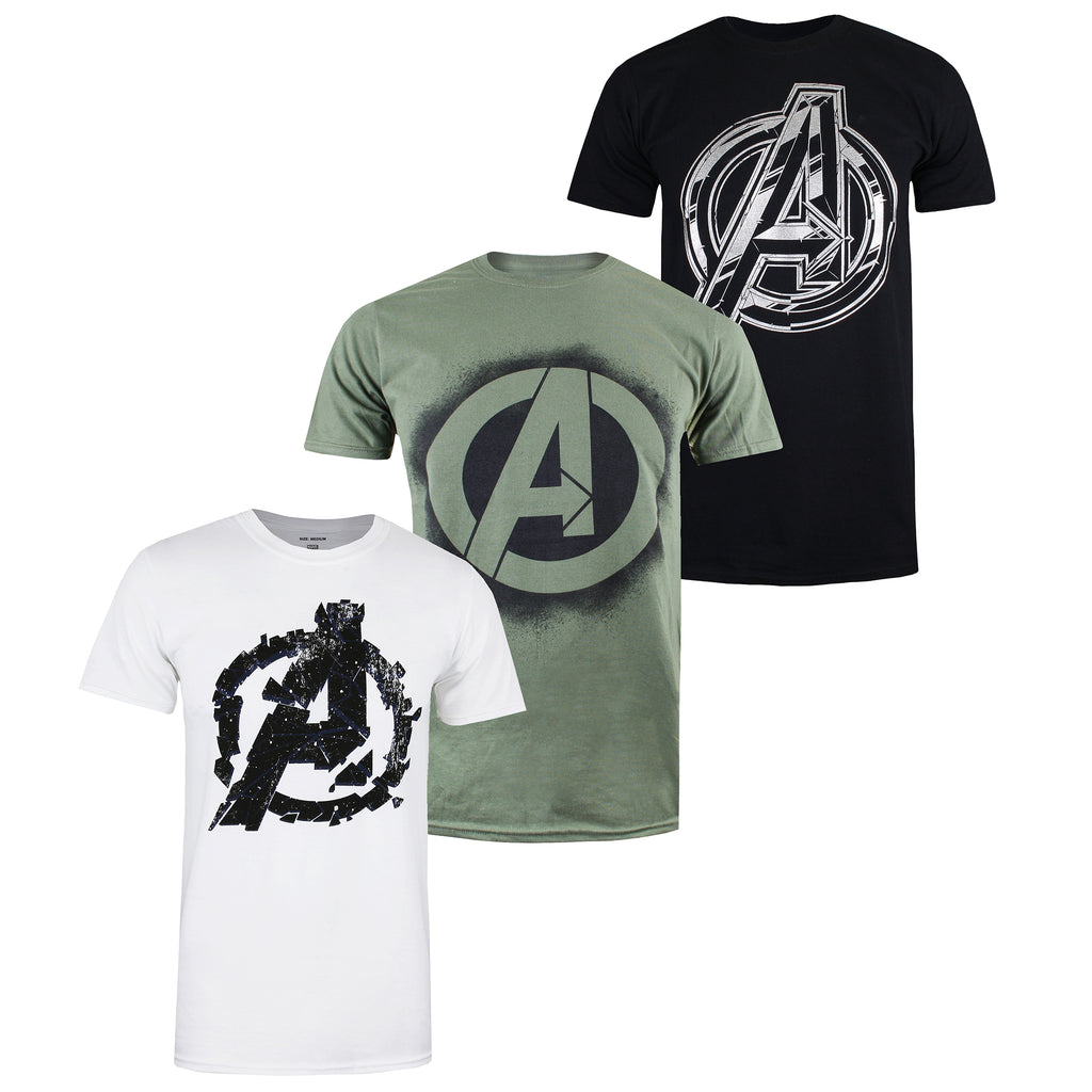Marvel Mens - Avengers - T-shirt Pack - Multi