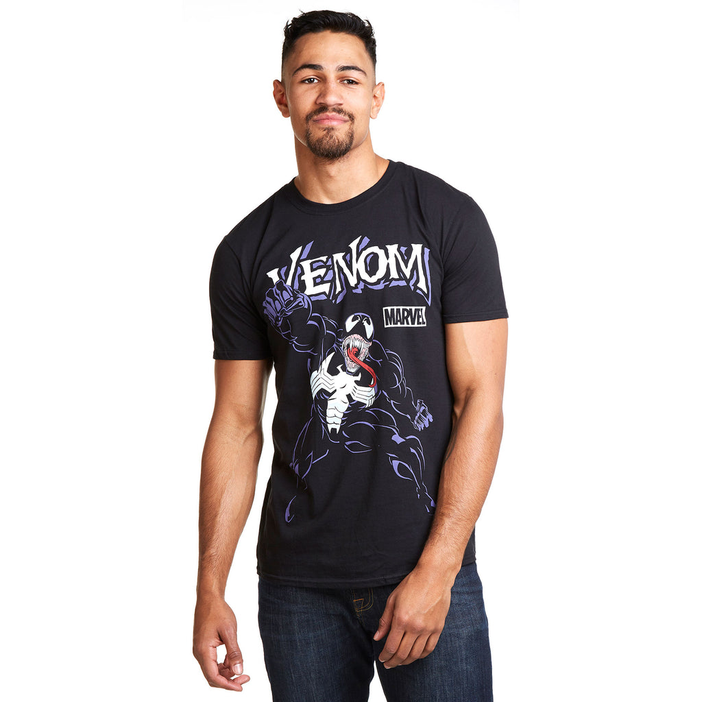 Marvel Mens - Venom Attack - T-Shirt - Black